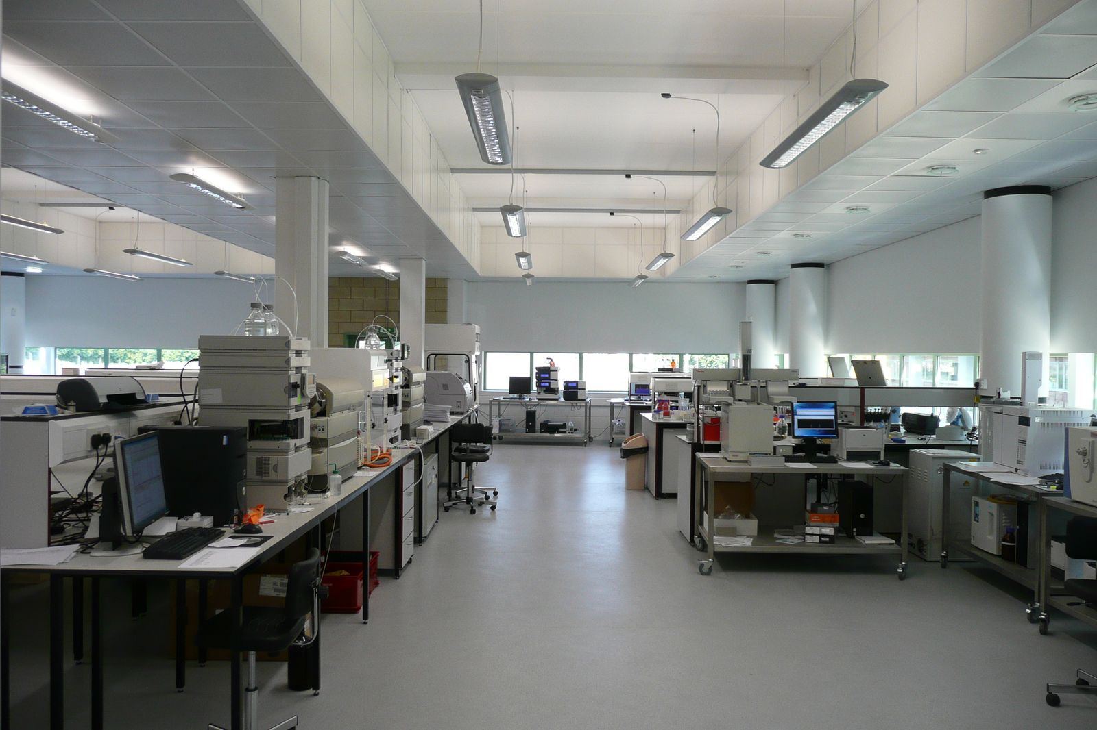 The forensic laboratory built and later acquired